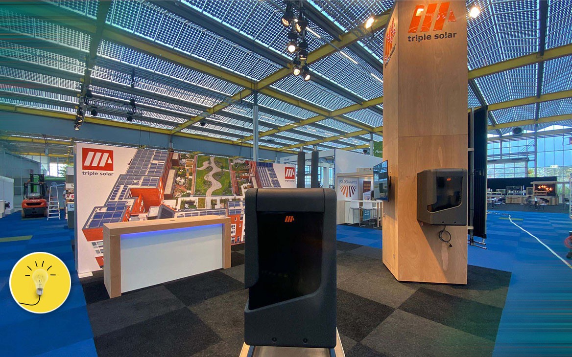Triple Solar propaanwarmtepomp op beurs